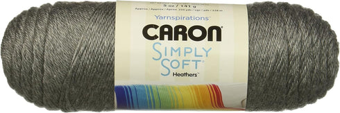 Bulk Buy: Caron Simply Soft (2-Pack) (Heather Grey)......