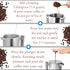 Mixpresso Stainless Steel French Press Coffee Maker 27 Oz 800 ml, Double Wall Insulated French Press Stainless Steel & Tea Brewer Easy Clean & Eas...