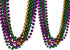 Oojami 144 PCS Mardi Gras Beads Green Purple Gold Metallic Beads Necklaces Accessories BulkCarnival Beads Necklace for Parade Throws Party Decorat...