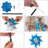 Hausse 10 Pack Reflective Pinwheels with Stakes, Extra Sparkly Pinwheel for Garden Decor, Bird Repellent Devices Deterrent to Scare Birds Away fro...