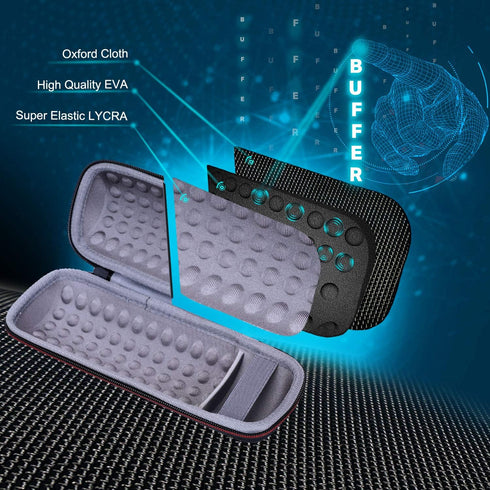 XANAD Case for JBL Flip 4/3 or Flip Essential 2/1 or Sonos Roam 2/1 Waterproof Portable Bluetooth Speaker Speaker Hard Storage Carrying Protective...