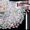 1500Pcs 6mm Resin Jelly Rhinestones with 3Pcs 10ml B7000 Jewelry Glue for Crafting, Transparent AB Flatback Gems, Bedazzling Crystal Bulk for DIY ...