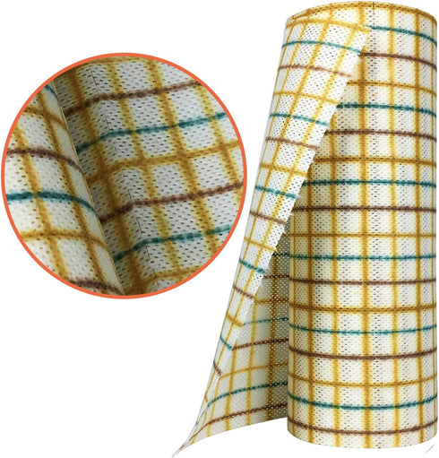 PandS Reusable Paper Towels - Plaid 40 Count - 1 Roll 10?×10? Cleaning Wipes - Shop Towels - Strong Absorbent Quick Dry - Cleaning Supplies - Hous...