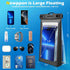 newppon Floating Waterproof Phone Pouch : 2 Pack Universal floatable Water Proof Dry Bag Case - Float Clear Cell Holder with Lanyard for iPhone 15...