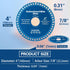 Indestructible Disc for Angle Grinder 4 Inch with 7/8'' Arbor Hole, Cut Off Wheel for Ceramic/Tile/Metal/Wood/Stone 3pcs...