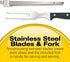 Hamilton Beach Electric Knife Set for Carving Meats, Poultry, Bread, Crafting Foam & More, Reciprocating Serrated Stainless Steel Blades, Ergonomi...
