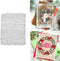 Fish Net Background Metal Die Cuts,Burlap Texture Frame Stencils DIY Crafts Cards Cutting Dies Cuts for DIY Embossing Card Making Photo Decorative...