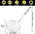 Anaeat 5.3" Stainless Steel Spider Strainer Skimmer, Professional Kitchen Pasta Strainer Spoon with Long Handle - Asian Strainer Ladle Wire Skimme...