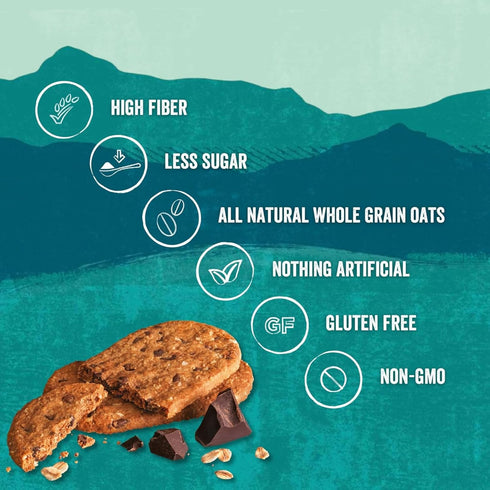 Nairn's Gluten-Free Chocolate Chip Oat Grahams - Healthy, Tasty and Safe for Celiacs. Perfect On-the Go Snack. High Fiber, No Artificial Colors, F...