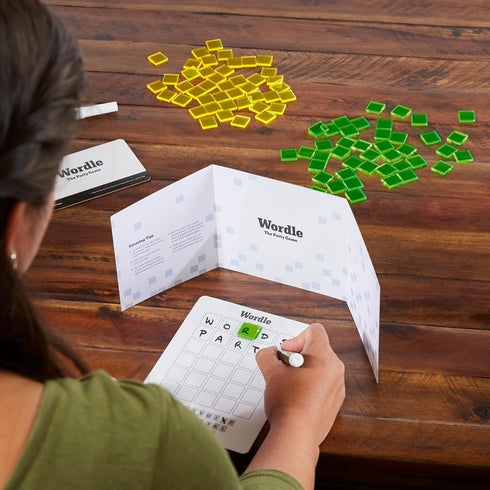Hasbro Gaming Wordle The Party Game for 2-4 Players, Official Wordle Board Game Inspired by New York Times, Games for Ages 14+, Word Games...
