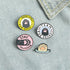 Cat Paw Brooch Set Cute Cat Enamel Pins Cat Paw Letter Lapel Pins Cartoon Cute Cat Themed Brooch Pins Badges Funny Cat Jewelry Gifts Jackets Backp...