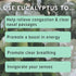 MOX? Eucalyptus Essential Oil Nasal Inhaler, Sinus & Congestion Relief, Daily Relaxation, Stress Relief, Therapeutic No-Mess Aromatherapy, Pure an...