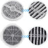 Nispira Activated Carbon HEPA Filter Replacement | For Air Purifier FridaBaby Sound Machine, Meleden, RIGOGLIOSO GL-2103, JINPUS, LTLKY 900S, 2103...