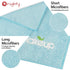 Orighty Makeup Remover Wash Cloths - Super Soft Microfiber Face Towel, Absorbent Washcloths for Cleansing, Fingertip Face Towels for Makeup Remova...