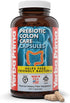 Yerba Prima Prebiotic Colon Care Capsules, 400 Caps - Five Forms of Fiber Plus FOS Pre-biotics - Dietary Health Supplement - Healthy Soluble & Ins...