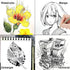 Micro Fineliner Drawing Art Pens: 16 Black Fine Line Waterproof Ink Set Artist Supplies Archival Inking Markers Liner Professional Sketch Outline ...
