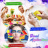 Mifoci 72 Pcs Face Paint Sponges Petals Half Moon Spades Face Painting Sponges High Density Makeup Sponge Face Painting Supplies for Kids Adults A...