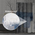 ArtSocket Shower Curtain Gray Contemporary Blue and Grey Abstract Painting White Interior Home Bathroom Decor Polyester Fabric Waterproof 72 x 72 ...