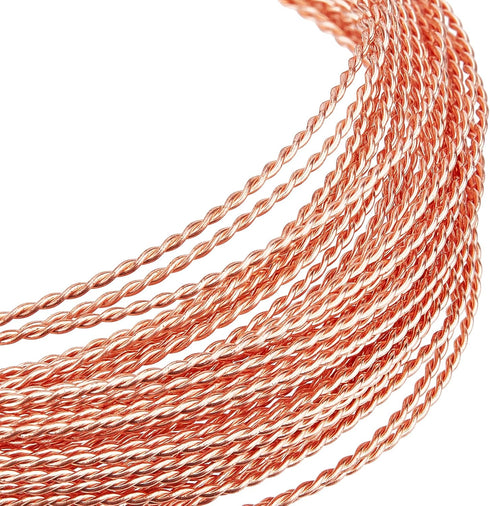 BENECREAT 20 Gauge 23Ft Twist Jewelry Wire, Copper Craft Wire Copper Beading Wire for Jewelry Making Supplies and Crafting...