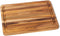 Lipper International 7215 Teak Wood Edge Grain Kitchen Cutting and Serving Board, Small, 12" x 9" x 5/8"...