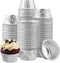 150Pack Aluminum Foil Ramekins Cups, 4 oz Aluminum Disposable Ramekins Foil Baking Cups Muffin Liners for Tart, Souffle, Appetizer, Pudding, Creme...