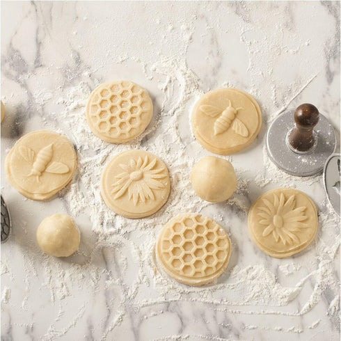 Nordic Ware 01250 Honeybee Cast Cookie Stamps...