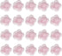 20 PCS Flower Lace Applique Exquisite 3D Chiffon Flower Sewing Fabric Appliques for Clothing, Headbands Flower, Crafts, Party Decoration, Sewing A...
