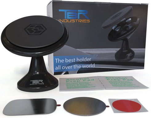 Universal Magnetic Cell Phone Dash Mount Best Magnet Technology for iPhone X/ 8 Plus/ 7 Plus/ 6s Plus/Samsung Galaxy S9 Plus/Note 8/ S8 Plus/ S7/ ...