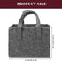 6 Bottle Wine Carrier Tote Reusable Grocery Bags for Travel Camping Picnic Wine Lover Vacation Picnic Dinner Party Storage Organizers Grey...