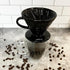 Ceramic Coffee Dripper Pour Over Ceramic Coffee Maker, Coffee Slow Brewing Accessories for Home, 1-4 Cup, Black...
