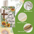 With God All Things Are Possible Christian Decorative Garden Flag, Religious Cross Sunflower Spring Summer Easter Yard Outside Decorations, Inspir...