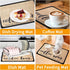 Coffee Mat Coffee Bar Mat Hide Stain Absorbent Drying Mat with Waterproof Rubber Backing Fit Under Coffee Maker Coffee Machine Coffee Pot...
