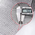1 Roll 8 Row 10 Yard and 1 Roll 4 Row 10 Yard, Silver Bling Diamond Wrap Ribbon for Wedding Cakes, Birthday Decorations, Party Supplies, Arts Rhin...