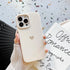 Jmltech Compatible with iPhone 13 Pro Max Case Heart Phone Case Silicone Cute Slim Durable Shockproof Protective Case for iPhone 13 Pro Max (White...
