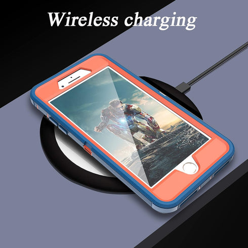 YmhxcY for iPhone SE Case 2022/2020,iPhone 8/7 with Built in Screen Protector Drop Proof 3-Layer Durable Cover/Shockproof Armor Drop Protection Ca...