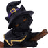 Nemesis Now Tabitha Small Witches Familiar Black Cat and Broomstick Figurine, 11cm...