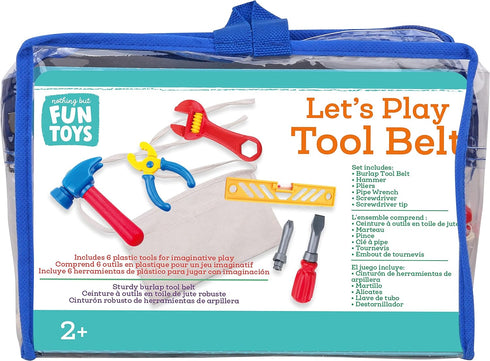 Let's Play Tool Belt Playset Designed for Children Ages 2+ Years, Multicolor (211058)...
