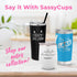 SassyCups Vacuum Insulated Stainless Steel Dog Paw Print 20 oz Tumbler with Straw and Lid...