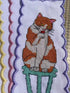 6 pcs Cats Bookmark Cross Stitch Kits,Small Easy, Bookmarks Cross Stitch,14 Count Counted Cross Stitch Kits,Cotton Thread, Cotton cat Bookmarks Co...