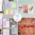 40 Pcs Self Adhesive Clips,Wall Clips for Hanging,Sticky Clips Tapestry Clips Photo Picture Poster Clips Plastic Spring Clips Hanging for Paper Ta...