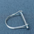 Trailer Coupler Pin, 2Pcs Tivnhuils Hitch Pin Trailer Pin, Zinc Plated Carbon Steel Safety Coupler Pin Locking Pin, 1/4" x 2.16", Small...