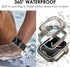 Ultra Look - Fullife 2 in 1 Compatible with Apple Watch Case Series 6 44mm Waterproof Screen Protector, Front & Back Protective Bumper Cover iWatc...