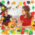 150PCS Fall Maple Leaves Cutouts with 210PCS Glue Points,Multicolor Glitter Paper Cardboard Maple Leaf Paper Cutting Autumn Maple Leaf Confetti fo...