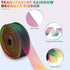 MOLSHINE 50yd x 1 inch Rainbow Organza Ribbon,Shimmer Sheer Iridescent Colors Ribbons,Chiffon Fabric- (Deep Rainbow) (1" (25mm))...