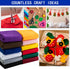 Felt Fabric 36 * 36 Inch Wide 1.6mm,Fabric Sheets Soft Woven Acrylic Craft Fabric for DIY Craftwork Sewing Patchwork,Craft Felt(sapphire blue?...