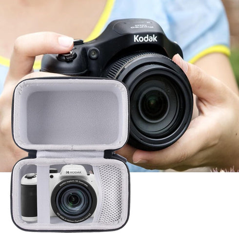 WERJIA Hard Carrying Case for KODAK PIXPRO AZ401/AZ405/AZ425/AZ255 Digital Camera,Fits USB Cable and Extra Batteries (grey)...