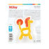 Nuby Silicone Geo Zoos Teether - Giraffe Teething Toy for Babies 3+ Months - Soothes and Massages Sore Gums...
