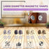 Swpeet 60 Sets Magnetic Button Clasps Snaps, 14MM Metal Fastener Clasps Gold Silver Bronze Black DIY Craft Sewing Knitting Buttons Sets for Sewing...
