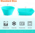 IPOW 24 Pack Silicone Cupcake Baking Cups Reusable Food-Grade BPA Free Non-Stick Muffin Liners Molds Sets, 2 Shapes Round Rectangle...