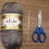 Alize Diva Silk Effect 100% Microfiber Acrylic Yarn 1 Ball skeins 100gr 383yds Color (110 - Yellow)...
